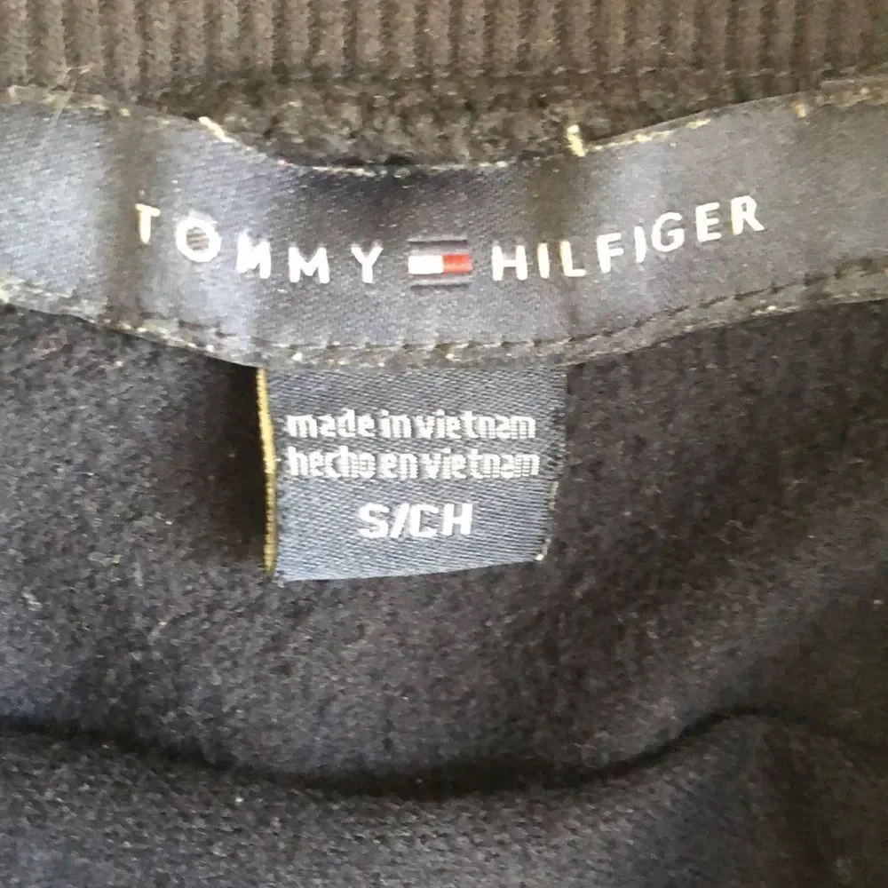 Tommy Hilfiger Knit Side Stripe MIDI Skirt Size S GUC Navy